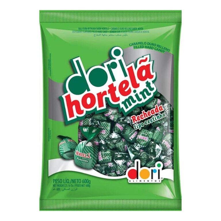 Bala Dori Mini- Sabor Hortelã 600g