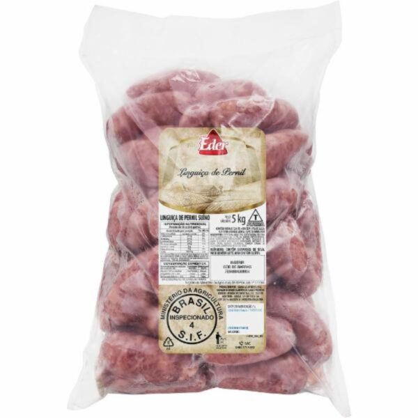 Linguiça de Carne Suína Congelada - Eder 5kg