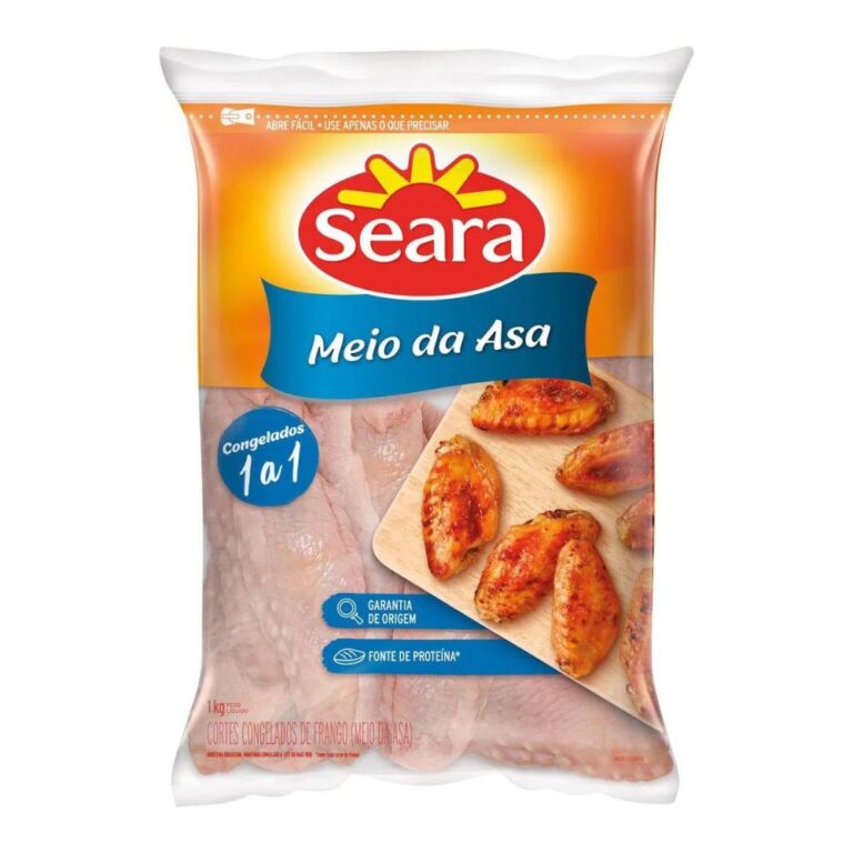 Meio da Asa frango IQF - Seara 1kg