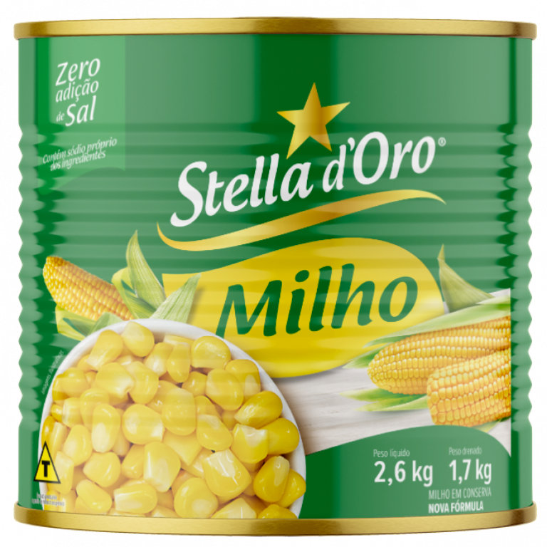 Milho Stella d'Oro - Lata 1,7kg