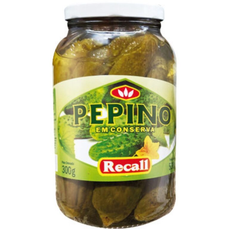 Pepino em Conserva - Recall 2.8kg