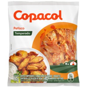 Petisco de Frango Temperado Congelado - Copacol cx 16kg