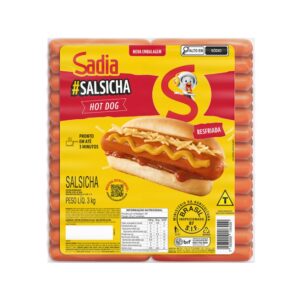 Salsicha Hot Dog cong. - Sadia 3kg