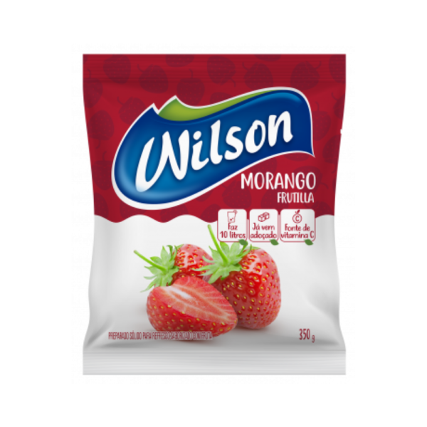 Refresco Wilson sabor Morango - 350g