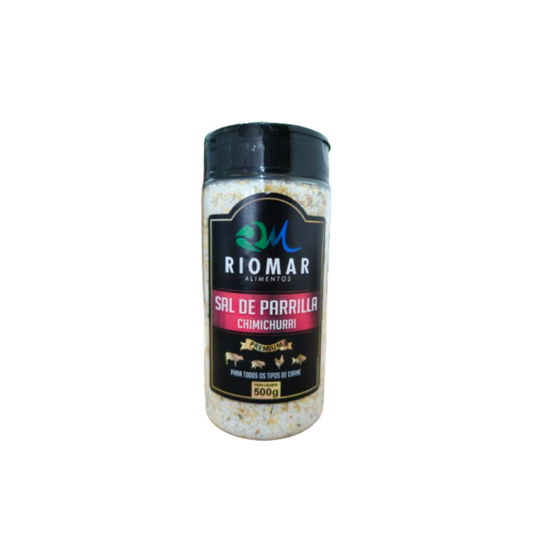 O Sal de Parrilla Chimichurri da Riomar é uma combinação perfeita de sal e tempero chimichurri, ideal para realçar o sabor dos seus churrascos e grelhados. Com 500g de produto de alta qualidade, esta mistura traz o sabor característico e aromático do chimichurri, proporcionando uma experiência gastronômica autêntica e deliciosa. O Sal de Parrilla Chimichurri da Riomar é a escolha ideal para quem busca praticidade sem abrir mão do sabor tradicional. Experimente e surpreenda-se com o toque especial que este tempero traz aos seus pratos!